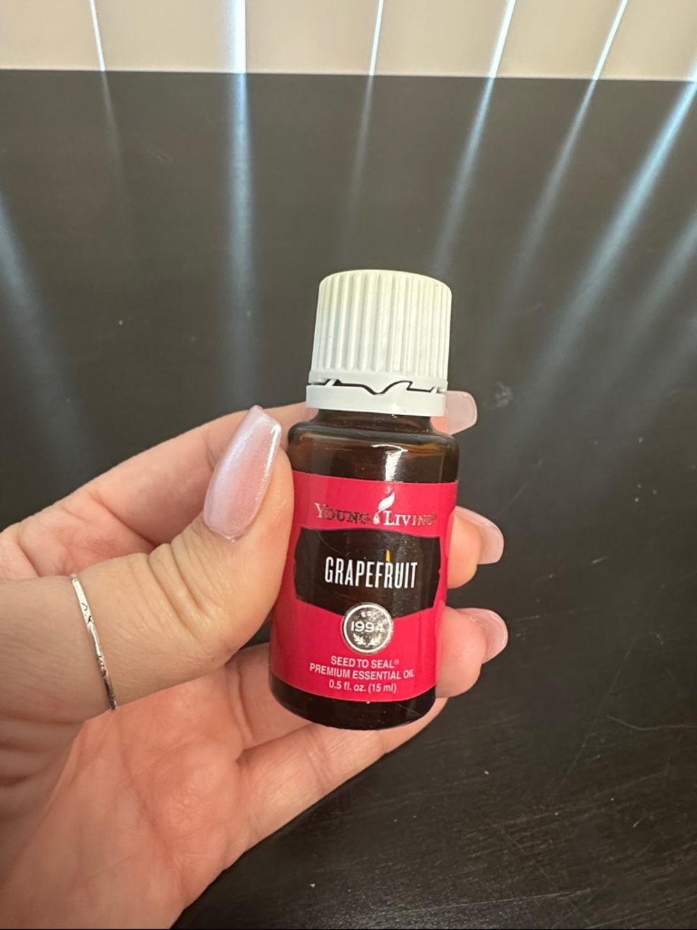 Young Living Grapefruit Essential Oil - Pink Label with White Cap